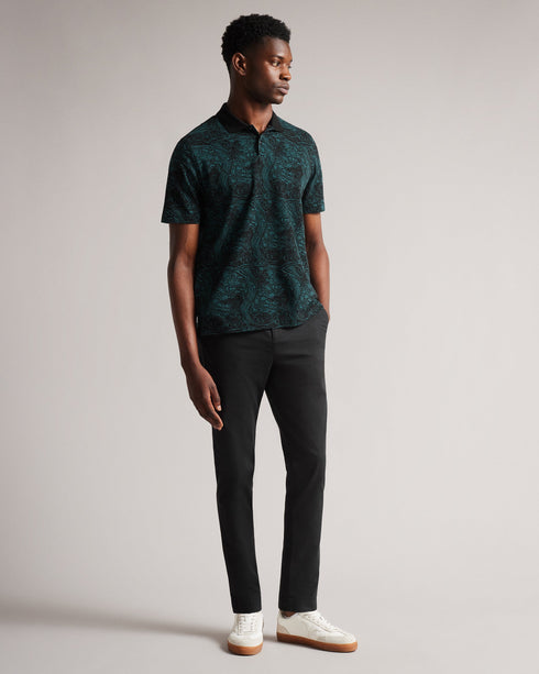 PLESANS-Tops-SS Regular Printed Polo- Ted Baker Romania